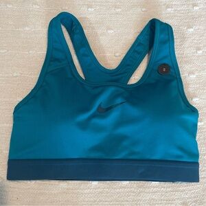 Nike Blue Sports Bra with Racerback Design